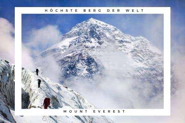 Mount Everest - der höchste Berg in China